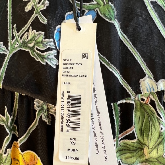 Alice and Olivia Chiffon Mini Dress - Picture 5 of 5